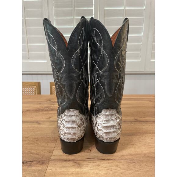 Dan Post Men's Manning Python Leather Boots Size 10 NWOB Exotic Boots Comfort - Picture 8 of 13